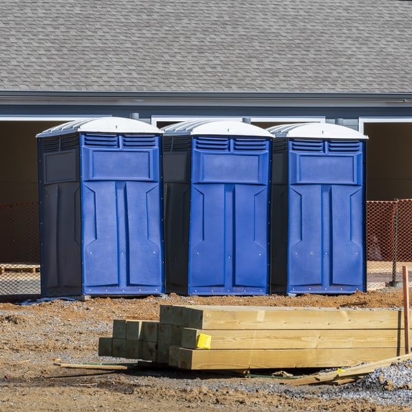 what is the maximum capacity for a single portable restroom in Moro OR